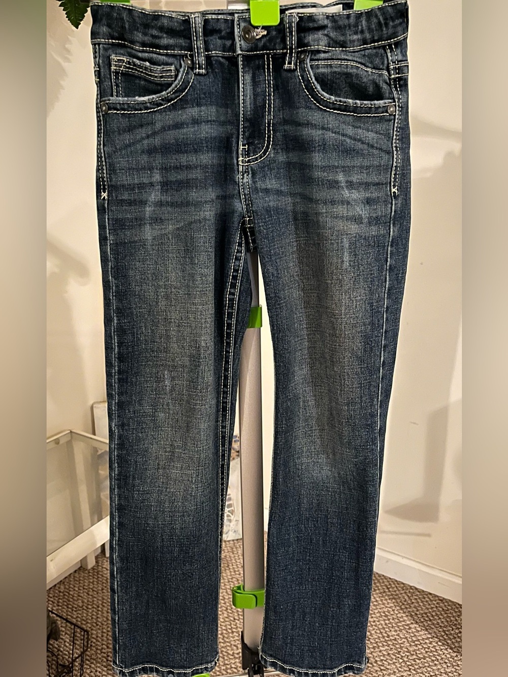 Kids Slim Dark Wash Stretch Jeans